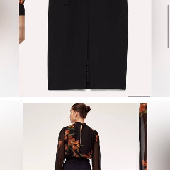 Wilfred Tie Front Skirt - Picture 2 of 3